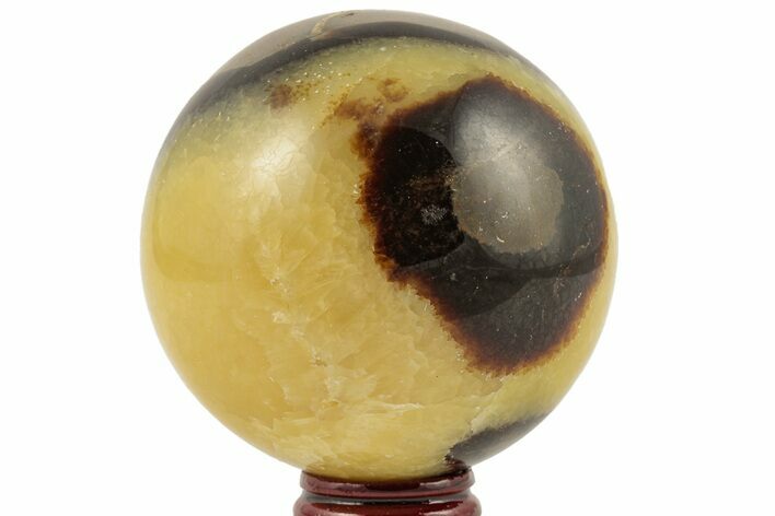 Polished Septarian Sphere - Madagascar #203641